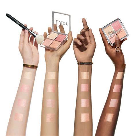 dior backstage glow face palette swatches|christian Dior Backstage glow face.